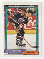 Vincent Damphousse - Edmonton Oilers (NHL Hockey Card) 1992-93 Topps # 55 Mint