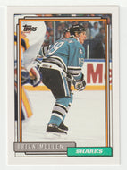 Brian Mullen - San Jose Sharks (NHL Hockey Card) 1992-93 Topps # 104 Mint