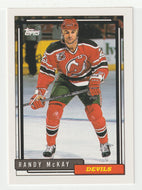 Randy McKay - New Jersey Devils (NHL Hockey Card) 1992-93 Topps # 106 Mint