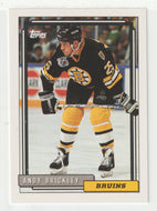 Andy Brickley - Boston Bruins (NHL Hockey Card) 1992-93 Topps # 109 Mint