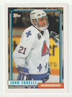 John Tonelli - Quebec Nordiques (NHL Hockey Card) 1992-93 Topps # 119 Mint