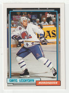 Curtis Leschyshyn - Quebec Nordiques (NHL Hockey Card) 1992-93 Topps # 124 Mint