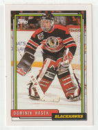 Dominik Hasek - Chicago Blackhawks (NHL Hockey Card) 1992-93 Topps # 136 Mint