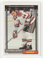 Stephane Richer - New Jersey Devils (NHL Hockey Card) 1992-93 Topps # 160 Mint