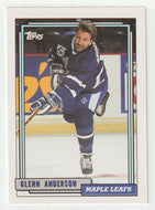 Glenn Anderson - Toronto Maple Leafs (NHL Hockey Card) 1992-93 Topps # 162 Mint