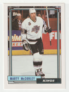 Marty McSorley - Los Angeles Kings (NHL Hockey Card) 1992-93 Topps # 171 Mint