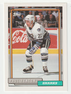 Paul Fenton - San Jose Sharks (NHL Hockey Card) 1992-93 Topps # 173 Mint