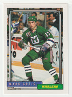 Mark Greig - Hartford Whalers (NHL Hockey Card) 1992-93 Topps # 175 Mint