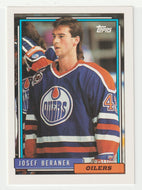 Josef Beranek - Edmonton Oilers (NHL Hockey Card) 1992-93 Topps # 177 Mint