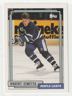 Robert Cimetta - Toronto Maple Leafs (NHL Hockey Card) 1992-93 Topps # 181 Mint