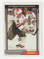 Claude Vilgrain - New Jersey Devils (NHL Hockey Card) 1992-93 Topps # 187 Mint
