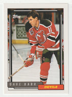 Dave Barr - New Jersey Devils (NHL Hockey Card) 1992-93 Topps # 197 Mint