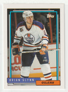 Brian Glynn - Edmonton Oilers (NHL Hockey Card) 1992-93 Topps # 198 Mint