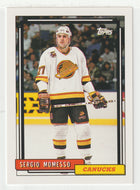 Sergio Momesso - Vancouver Canucks (NHL Hockey Card) 1992-93 Topps # 214 Mint