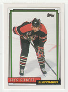 Greg Gilbert - Chicago Blackhawks (NHL Hockey Card) 1992-93 Topps # 218 Mint