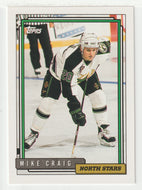 Mike Craig - Minnesota North Stars (NHL Hockey Card) 1992-93 Topps # 238 Mint