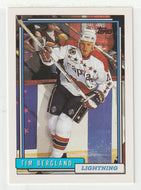 Tim Bergland - Tampa Bay Lightning (NHL Hockey Card) 1992-93 Topps # 244 Mint