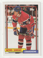 Mathieu Schneider - Montreal Canadiens (NHL Hockey Card) 1992-93 Topps # 253 Mint