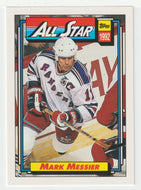 Mark Messier - New York Rangers - All-Star Team (NHL Hockey Card) 1992-93 Topps # 258 Mint