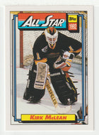 Kirk McLean - Vancouver Canucks - All-Star Team (NHL Hockey Card) 1992-93 Topps # 270 Mint