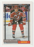 John MacLean - New Jersey Devils (NHL Hockey Card) 1992-93 Topps # 273 Mint