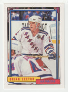 Brian Leetch - New York Rangers (NHL Hockey Card) 1992-93 Topps # 293 Mint