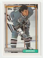 Dean Evason - San Jose Sharks (NHL Hockey Card) 1992-93 Topps # 304 Mint