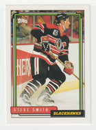 Steve Smith - Chicago Blackhawks (NHL Hockey Card) 1992-93 Topps # 315 Mint