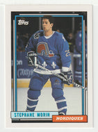 Stephane Morin - Quebec Nordiques (NHL Hockey Card) 1992-93 Topps # 316 Mint