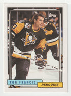Ron Francis - Pittsburgh Penguins (NHL Hockey Card) 1992-93 Topps # 322 Mint