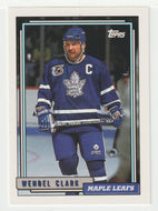 Wendel Clark - Toronto Maple Leafs (NHL Hockey Card) 1992-93 Topps # 325 Mint