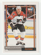 Mark Pederson - Philadelphia Flyers (NHL Hockey Card) 1992-93 Topps # 327 Mint