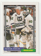 Patrick Poulin - Hartford Whalers (NHL Hockey Card) 1992-93 Topps # 328 Mint