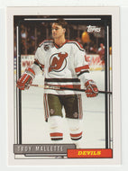 Troy Mallette - New Jersey Devils (NHL Hockey Card) 1992-93 Topps # 335 Mint