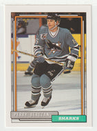 Perry Berezan - San Jose Sharks (NHL Hockey Card) 1992-93 Topps # 342 Mint