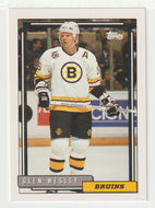Glen Wesley - Boston Bruins (NHL Hockey Card) 1992-93 Topps # 346 Mint