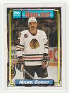 Michel Goulet - Chicago Blackhawks - Season Highlights (NHL Hockey Card) 1992-93 Topps # 347 Mint