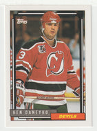 Ken Daneyko - New Jersey Devils (NHL Hockey Card) 1992-93 Topps # 357 Mint