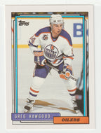 Greg Hawgood - Edmonton Oilers (NHL Hockey Card) 1992-93 Topps # 358 Mint