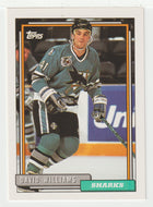 David Williams RC - San Jose Sharks (NHL Hockey Card) 1992-93 Topps # 372 Mint