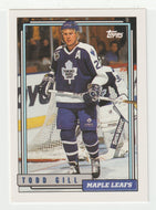Todd Gill - Toronto Maple Leafs (NHL Hockey Card) 1992-93 Topps # 374 Mint