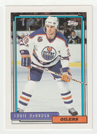 Louie DeBrusk - Edmonton Oilers (NHL Hockey Card) 1992-93 Topps # 392 Mint