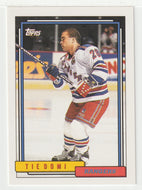 Tie Domi - New York Rangers (NHL Hockey Card) 1992-93 Topps # 395 Mint