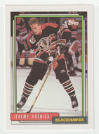 Jeremy Roenick - Chicago Blackhawks (NHL Hockey Card) 1992-93 Topps # 400 Mint