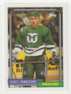 Geoff Sanderson - Hartford Whalers (NHL Hockey Card) 1992-93 Topps # 402 Mint