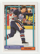 Luke Richardson - Edmonton Oilers (NHL Hockey Card) 1992-93 Topps # 409 Mint