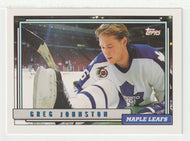 Greg Johnston - Toronto Maple Leafs (NHL Hockey Card) 1992-93 Topps # 413 Mint