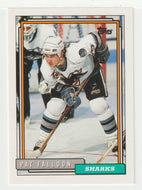 Pat Falloon - San Jose Sharks (NHL Hockey Card) 1992-93 Topps # 418 Mint