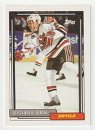 Alexander Semak - New Jersey Devils (NHL Hockey Card) 1992-93 Topps # 419 Mint