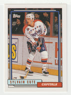 Sylvain Cote - Washington Capitals (NHL Hockey Card) 1992-93 Topps # 428 Mint